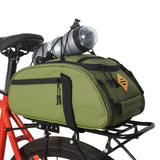 Bike Pannier Bag 9L Bicycle Rear Seat Trunk Bag for Trip Traveling Commuting No Cover