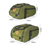 Bike Pannier Bag 9L Bicycle Rear Seat Trunk Bag for Trip Traveling Commuting With Cover