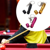 Double Head Pool Tip Tool Scuffer Snooker Stick Tip Tool for Games Gifts Men Black