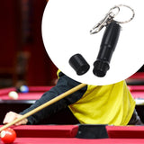 Double Head Pool Tip Tool Scuffer Snooker Stick Tip Tool for Games Gifts Men Black