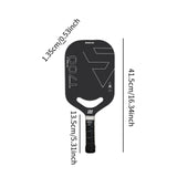 Carbon Fiber Pickleball Paddle 13.5 mm Thick for Balance Control Consistency