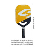 Carbon Fiber Pickleball Paddle Pickleball Racquet for Power Advanced