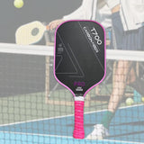 Pickleball Paddle Supplies Equipment Comfortable Training for Indoor Outdoor Pink Edge