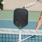 Pickleball Paddle Supplies Equipment Comfortable Training for Indoor Outdoor Blue Edge