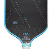 Pickleball Paddle Supplies Equipment Comfortable Training for Indoor Outdoor Blue Edge