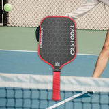 Pickleball Paddle Supplies Equipment Comfortable Training for Indoor Outdoor Red Edge