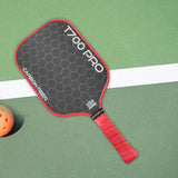 Pickleball Paddle Supplies Equipment Comfortable Training for Indoor Outdoor Red Edge