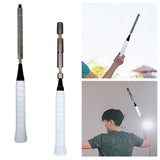 Badminton Racket Swing Trainer Comfortable Grip Badminton Swing Training Aid No Sound