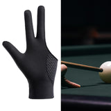 Billiards Glove 3 Fingers for Women Men Portable Casual Game Pool Glove Left