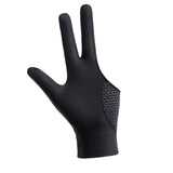 Billiards Glove 3 Fingers for Women Men Portable Casual Game Pool Glove Left