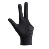 Billiards Glove 3 Fingers for Women Men Portable Casual Game Pool Glove Left