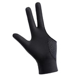 Billiards Glove 3 Fingers for Women Men Portable Casual Game Pool Glove Left