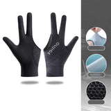 Billiards Glove 3 Fingers for Women Men Portable Casual Game Pool Glove Left