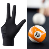 Billiards Glove 3 Fingers for Women Men Portable Casual Game Pool Glove Right