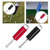 Golf Ball Retriever Device Portable Driving Range Golf Ball Pick up Bag Red