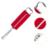 Golf Ball Retriever Tube with Pocket Storage Golfer Gift Golf Ball Collector Red