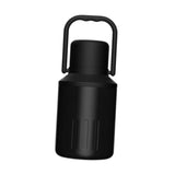 Insulated Water Bottle Portable Gift with Handle for Outdoor Fishing Cycling Black