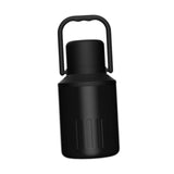 Insulated Water Bottle Portable Gift with Handle for Outdoor Fishing Cycling Black