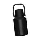 Insulated Water Bottle Portable Gift with Handle for Outdoor Fishing Cycling Black