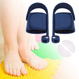 Big Toe Straighteners Soft Adjustable Corrector Belts for Home Deep Blue