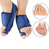 Big Toe Straighteners Soft Adjustable Corrector Belts for Home Deep Blue