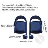 Big Toe Straighteners Soft Adjustable Corrector Belts for Home Deep Blue