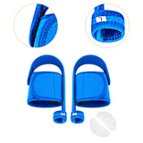 Big Toe Straighteners Soft Adjustable Corrector Belts for Home Blue