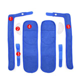 Big Toe Straighteners Soft Adjustable Corrector Belts for Home Blue