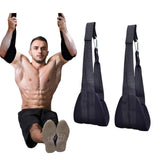 2 Pieces Hanging Ab Straps Workout Fitness Equipment Abdominal Training Belt