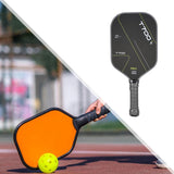 Carbon Fiber Pickleball Paddle Lightweight Professional Pickleball Racquet Yellow Style A