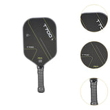 Carbon Fiber Pickleball Paddle Lightweight Professional Pickleball Racquet Yellow Style A