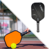 Carbon Fiber Pickleball Paddle Lightweight Professional Pickleball Racquet Blue Style A