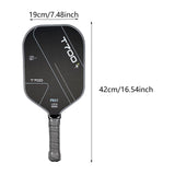 Carbon Fiber Pickleball Paddle Lightweight Professional Pickleball Racquet Blue Style A