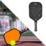 Carbon Fiber Pickleball Paddle Lightweight Professional Pickleball Racquet Yellow Style B