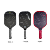 Carbon Fiber Pickleball Paddle for Beginners or Pros Pickleball Racquet Style A