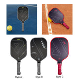 Carbon Fiber Pickleball Paddle for Beginners or Pros Pickleball Racquet Style A