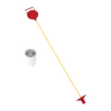 Golf Flagstick and Cup Portable Golf Hole Cup for Backyard Training Practice Red