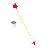 Golf Flagstick and Cup Portable Golf Hole Cup for Backyard Training Practice Red