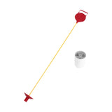 Golf Flagstick and Cup Portable Golf Hole Cup for Backyard Training Practice Red