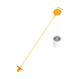 Golf Flagstick and Cup Portable Golf Hole Cup for Backyard Training Practice Orange