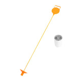 Golf Flagstick and Cup Portable Golf Hole Cup for Backyard Training Practice Orange