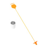 Golf Flagstick and Cup Portable Golf Hole Cup for Backyard Training Practice Orange