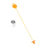 Golf Flagstick and Cup Portable Golf Hole Cup for Backyard Training Practice Orange