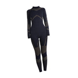 Women Thermal Underwear Warm Long Johns Skins Set for Cycling Mountaineering L