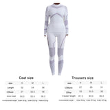 Women Thermal Underwear Set Women Long Sleeve Set for Cycling Mountaineering S