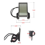 Electric Bicycle LCD Display 24V 36V 48V Scooter LCD Panel M5 E Bike Display