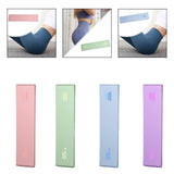 Hip Resistance Band Anti Slip Elastic for Home Working Out Pilates Pink 15LB