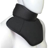 Hockey Neck Guard Collar Winter with Adjustable Fasten Tape Throat Protector L Black Red