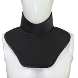 Hockey Neck Guard Collar Winter with Adjustable Fasten Tape Throat Protector L Black Red