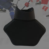 Hockey Neck Guard Collar Winter with Adjustable Fasten Tape Throat Protector L Black Red